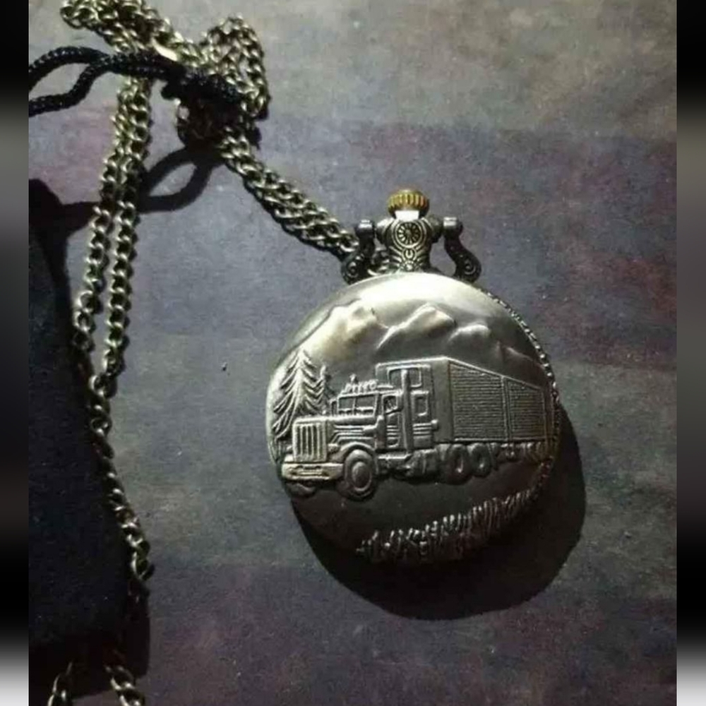 New truck trucking trucker pocket watch